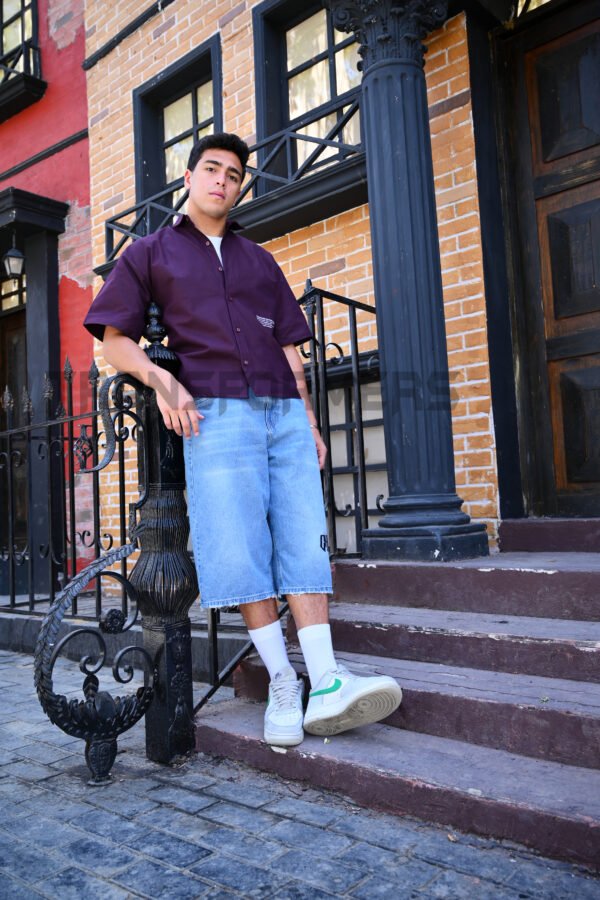 printed oversized shirt - Image 7