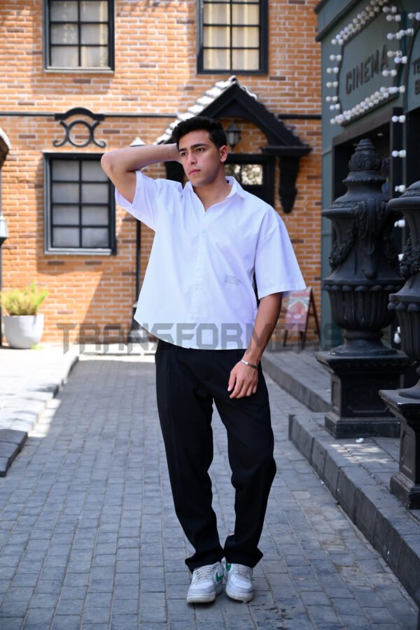printed oversized shirt - Image 9