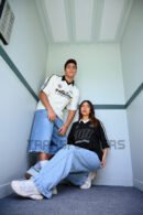 Race Collar Oversized T_shirt