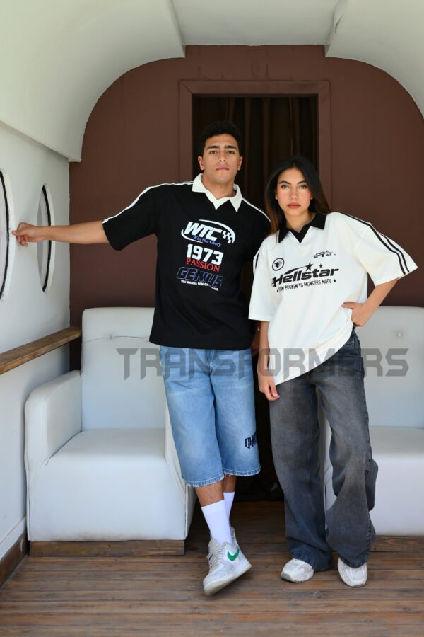 Race Collar Oversized T_shirt - Image 5
