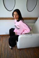 Race Collar Oversized T_shirt